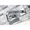 Kingston Brass KS6121ZX Two-Handle Wall Mount Bathroom Faucet, Polished Chrome KS6121ZX - alternate 3